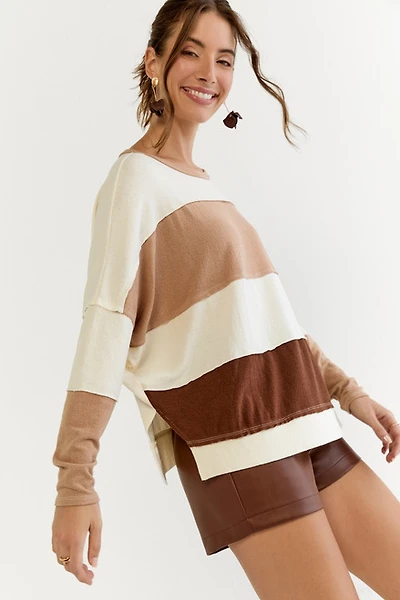 Julie Colorblock Dolman Top