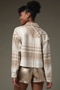 Lydia Cropped Plaid Shacket
