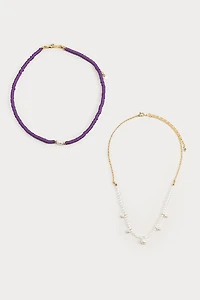 Hello Franki Pearl Necklace Set for girls
