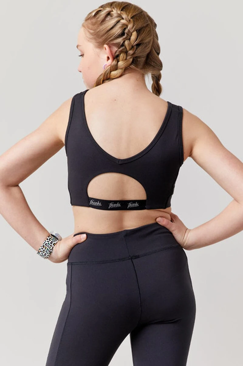 Hello Franki Racerback Sport Bra for girls