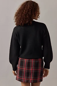 Betty Intarsia Bow Pullover Sweater