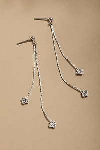 Cheryl Clover Charm Drop Earrings
