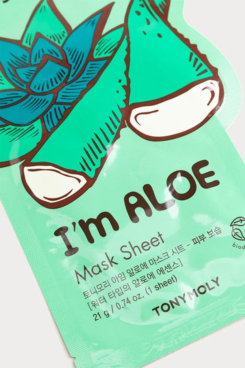 Hello Franki Tony Moly I Am Mask Sheet Aloe for girls
