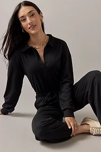 Lucia Zip Upper Cinched Waist Jumpsuit