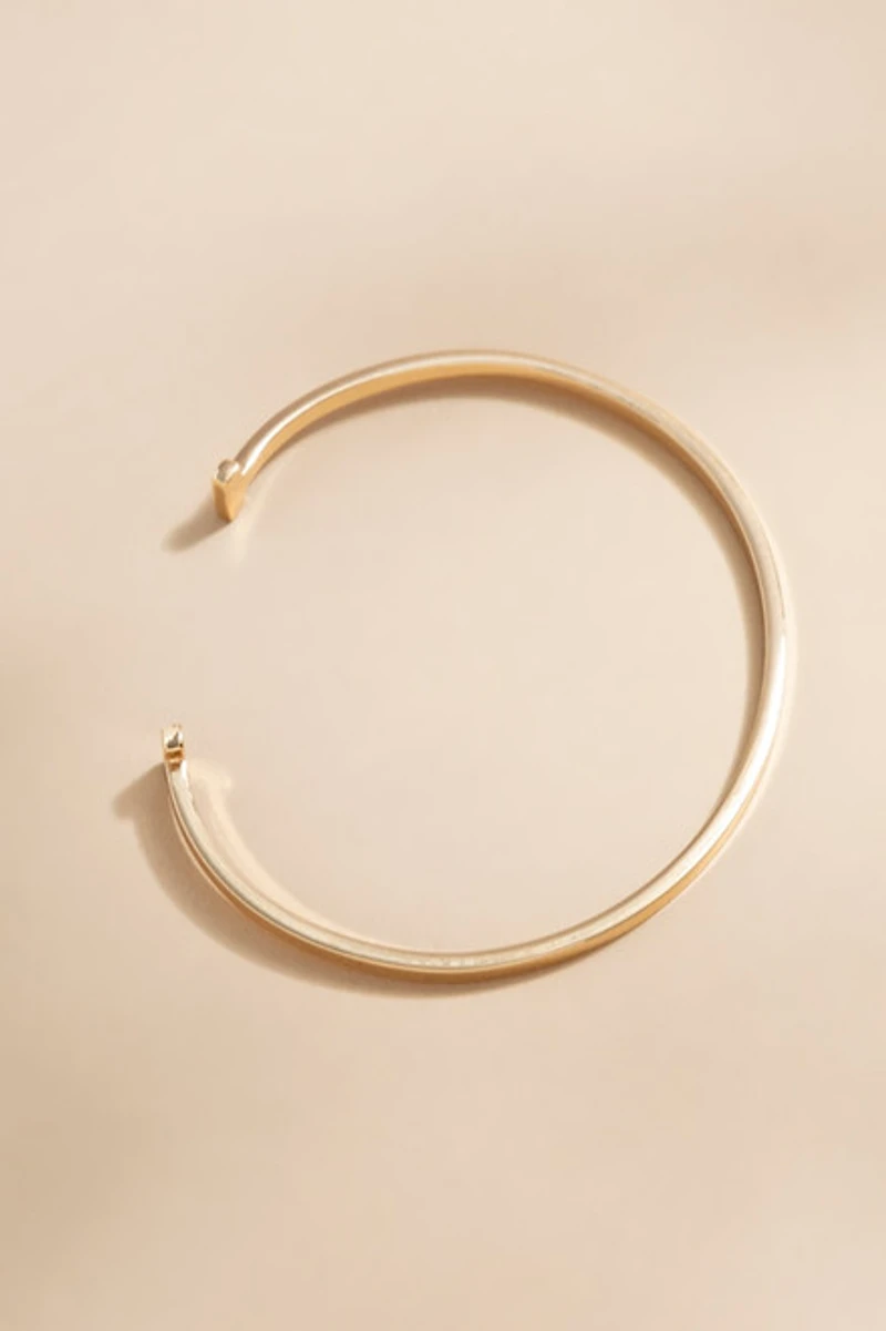 Monique Gold Wire Open Cuff Bracelet
