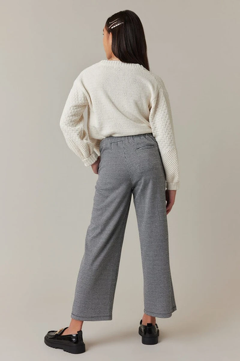 Hello Franki Houndstooth Pull On Pant for girls