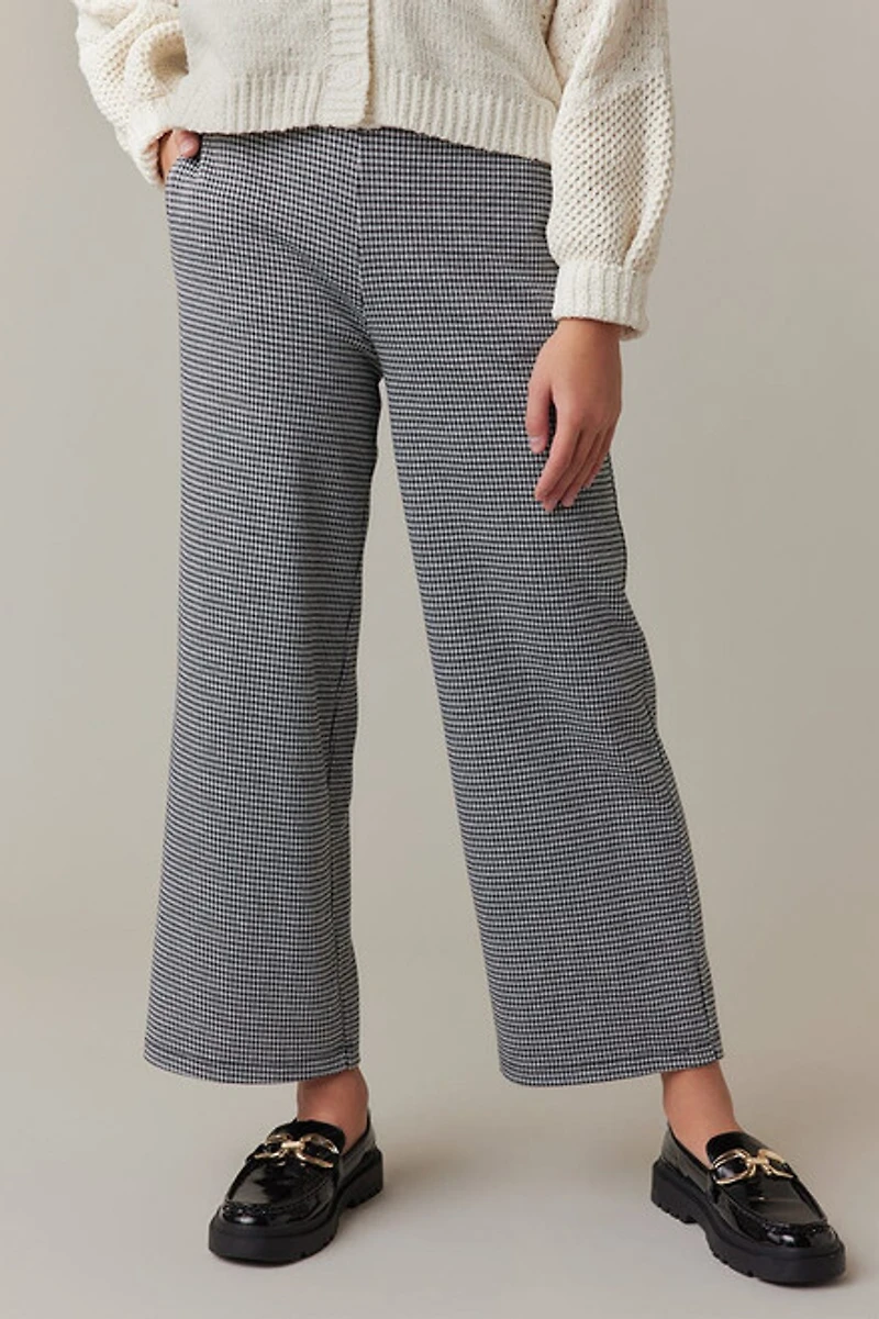 Hello Franki Houndstooth Pull On Pant for girls