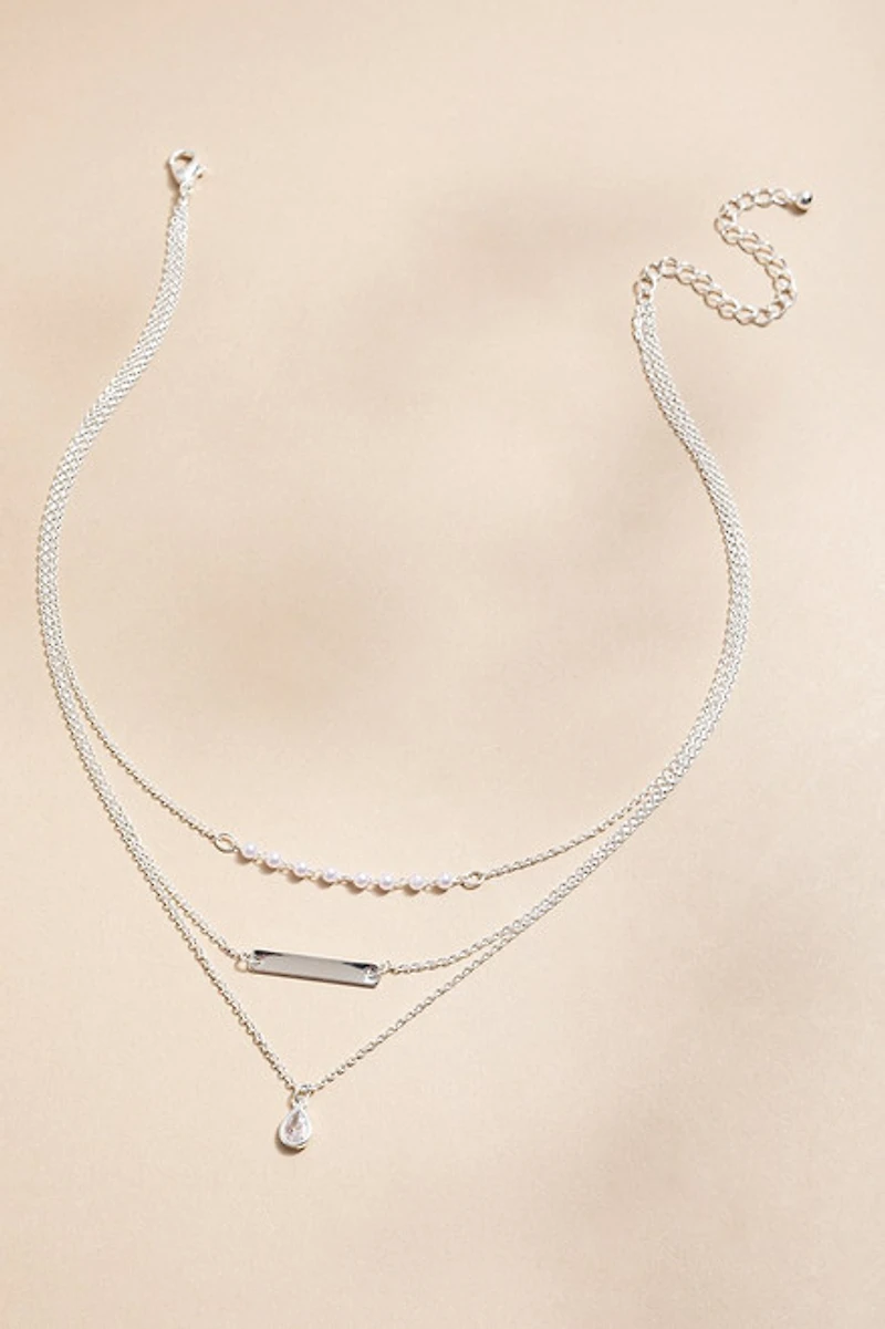 Sabrina Multiple Pendant Layered Necklace