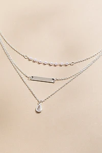 Sabrina Multiple Pendant Layered Necklace