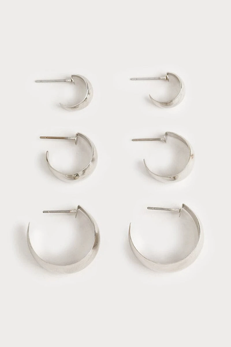 Hello Franki Chunky Hoop Set Earrings for girls