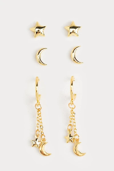 Hello Franki Celestial Trio Set Earrings for girls