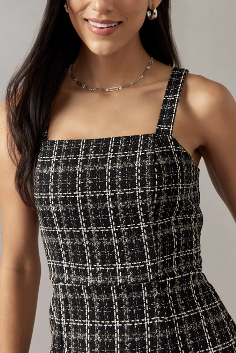 Brandy Tweed Mini Dress