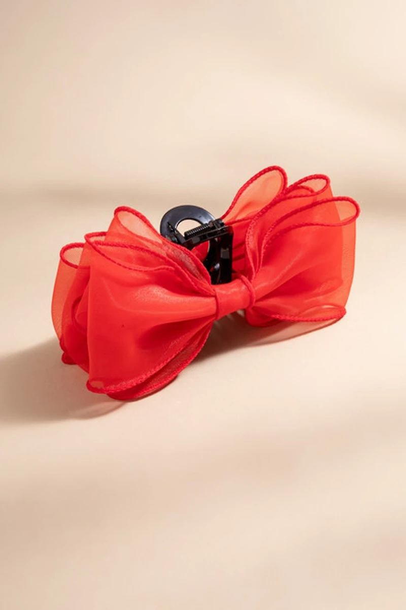 Joetta Chiffon Bow Claw