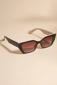 Eliana Two Toned Cat Eye Sunglasses