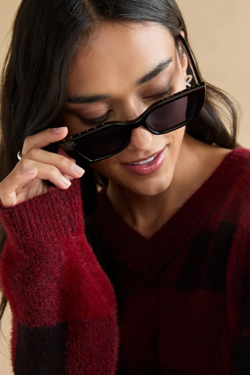 Eliana Two Toned Cat Eye Sunglasses