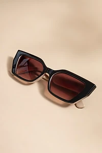 Eliana Two Toned Cat Eye Sunglasses
