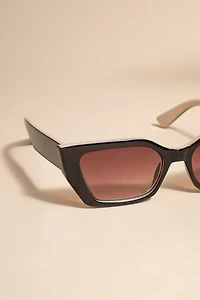 Eliana Two Toned Cat Eye Sunglasses
