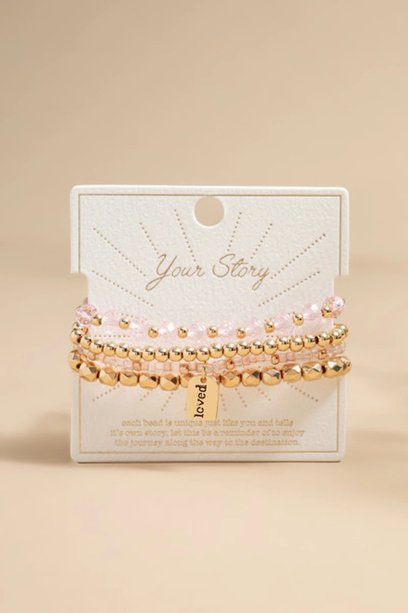 Your Story Love Carded Layered Bracelet