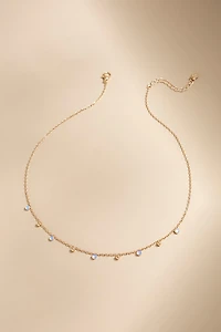 Moonstone Station Carded Necklace