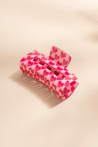 Lorrin Heart Print Claw