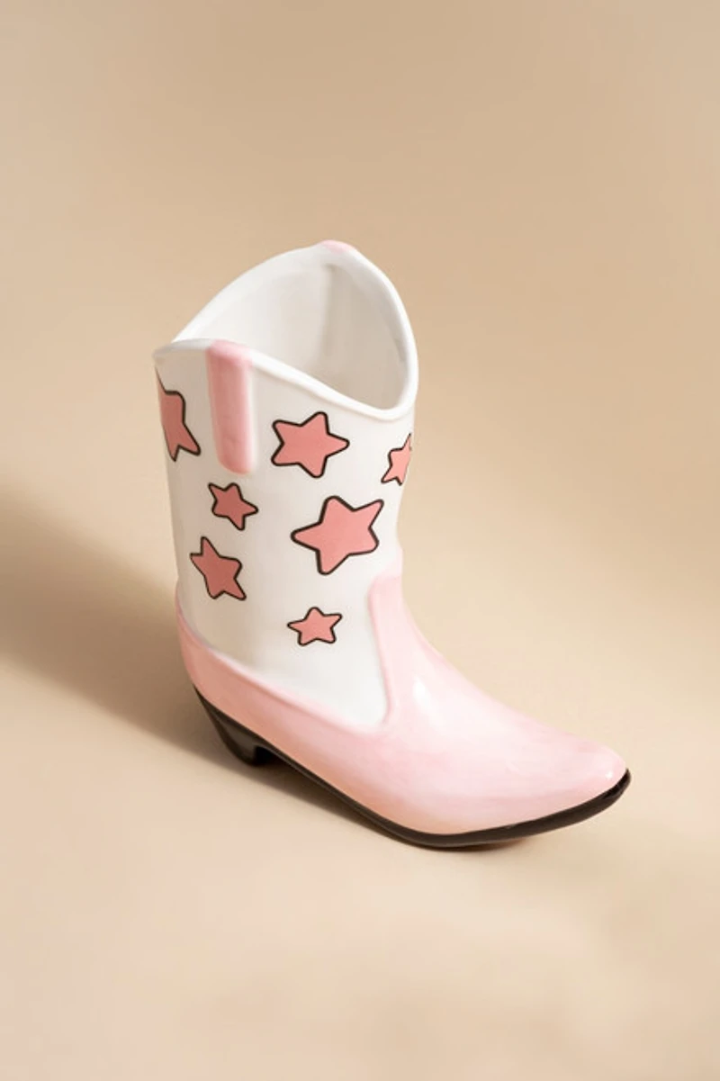 Alissa Cowgirl Boot Vase