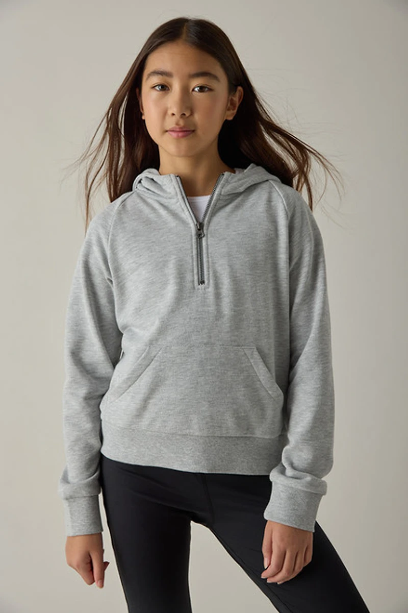 Hello Franki Quarter Zip Pullover for girls