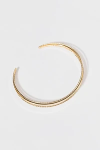 Ethel Delicate Layered Gold Cuff Bracelet