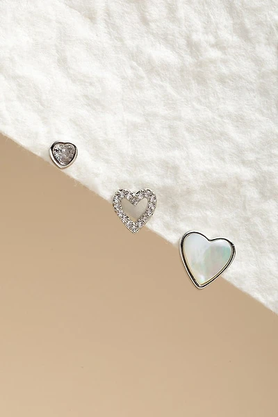 Angela Mixed Heart Earring Set