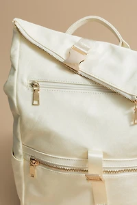 Wendi Nylon Buckle Flap Backpack