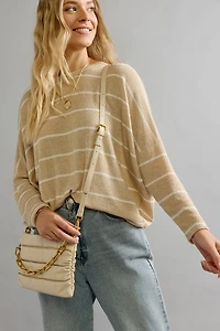 Jennie Puffy Quilted Faux Leather Crossbody