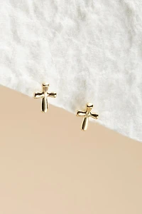 Dawn Gold Dip Stud Earrings
