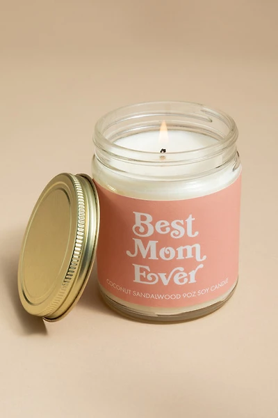 Best Mom Ever 9oz Scented Candle Jar