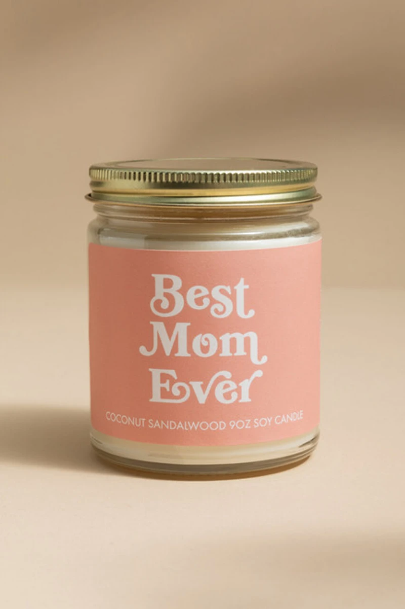 Best Mom Ever 9oz Scented Candle Jar