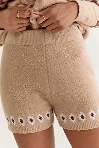 Eliza Fairisle Wubby Lounge Shorts