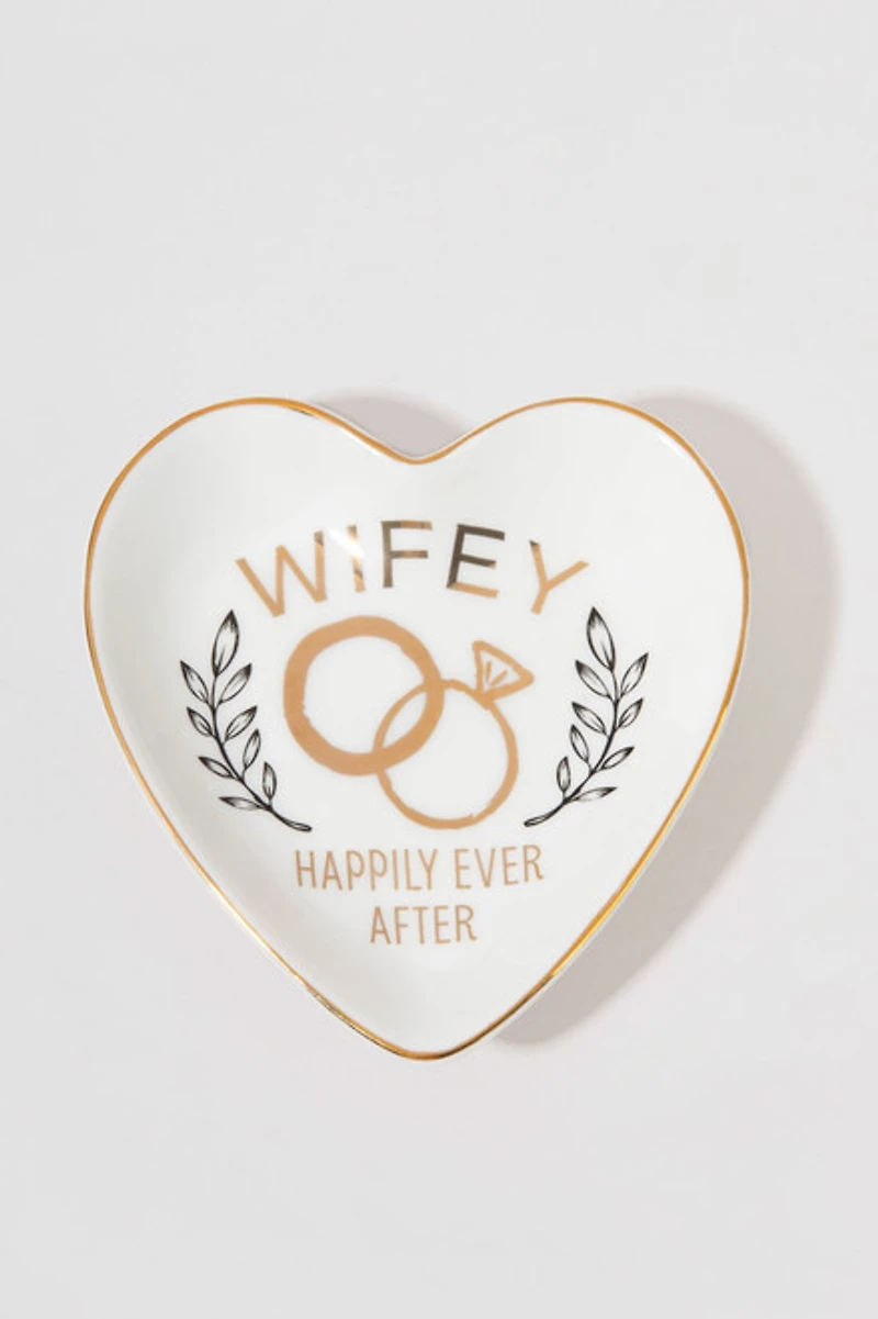 Wifey Happily Ever After Trinket Tray