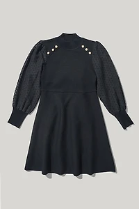 Hello Franki Fit And Flare Sweater Dress for girls