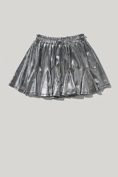 Hello Franki Elastic Waist Godet Skort for girls