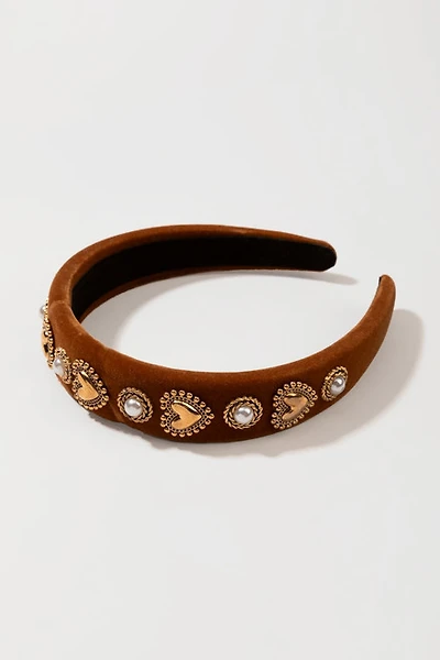 Stella Embellished Velvet Headband