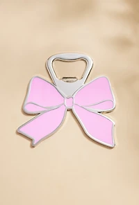 Veronica Pink Bow Bottle Opener