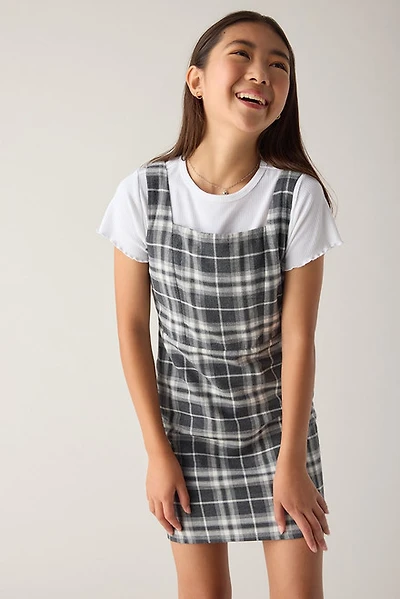 Hello Franki Plaid Shift Dress for girls
