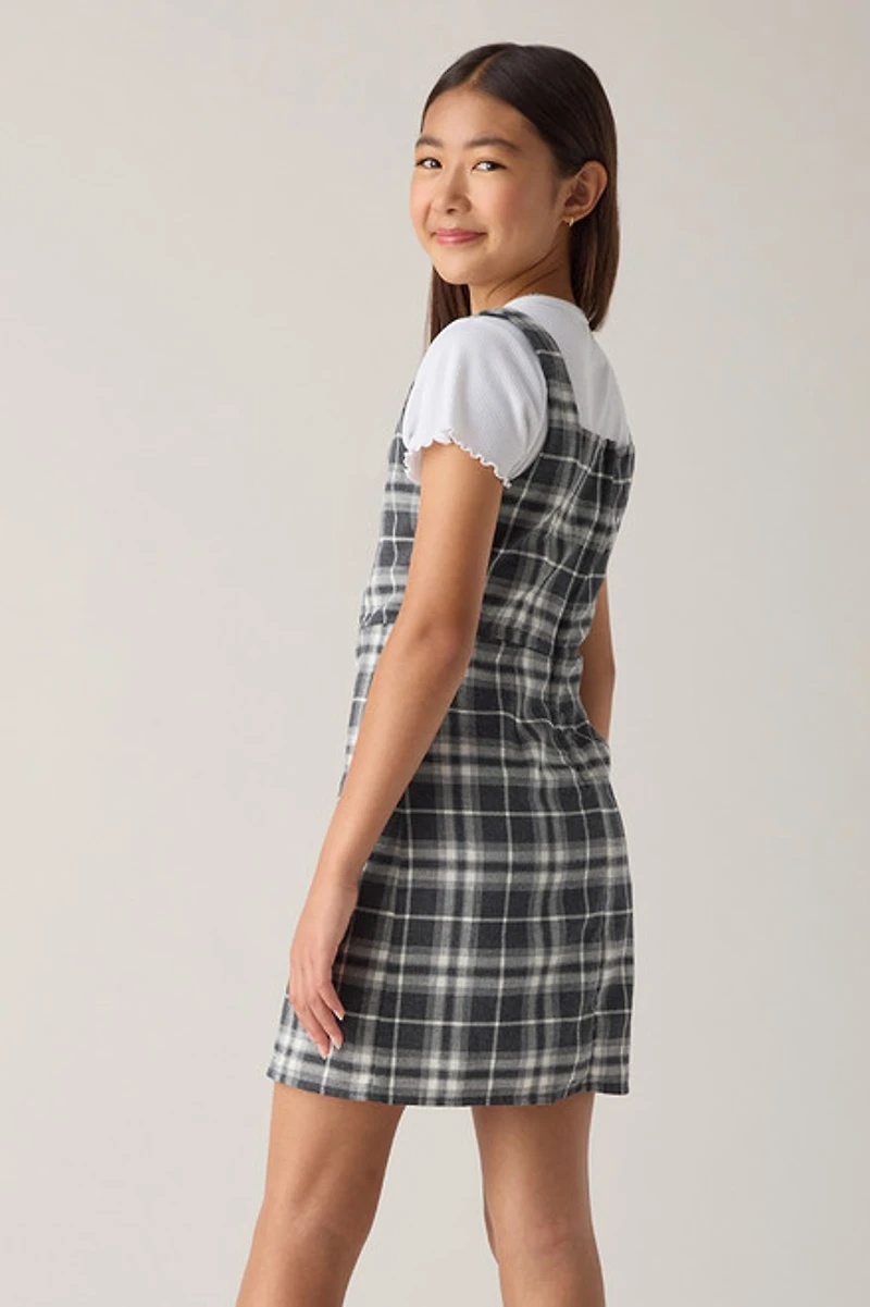 Hello Franki Plaid Shift Dress for girls