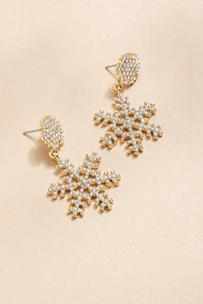 Snowflake Chandelier Earrings