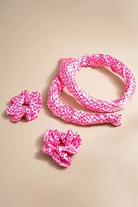 Tina Cherry Pattern Heatless Hair Curler Bow