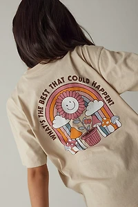 Hello Franki Best That Could Happen Oversized Graphic Tee for girls