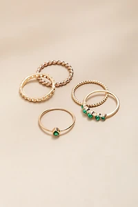 Kerry Mixed Style Ring Set