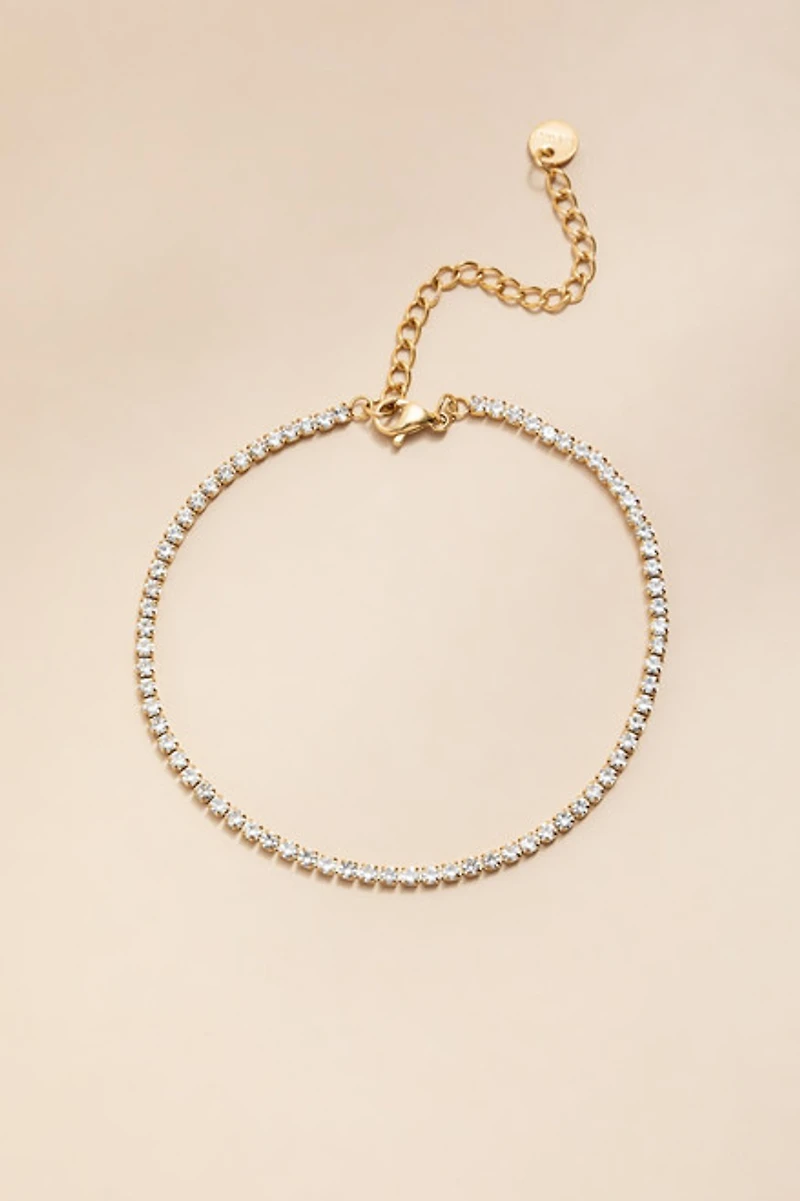 Rochelle Stainless Steel Tennis Bracelet
