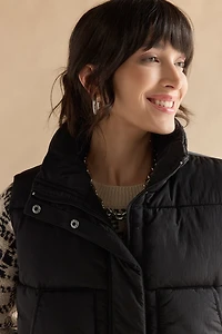 Kasey Nylon Quilted Puffer Vest