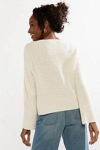 I Love Me 3D Stitch Pullover Sweater