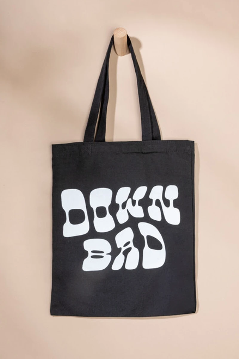 Down Bad Canvas Tote Bag
