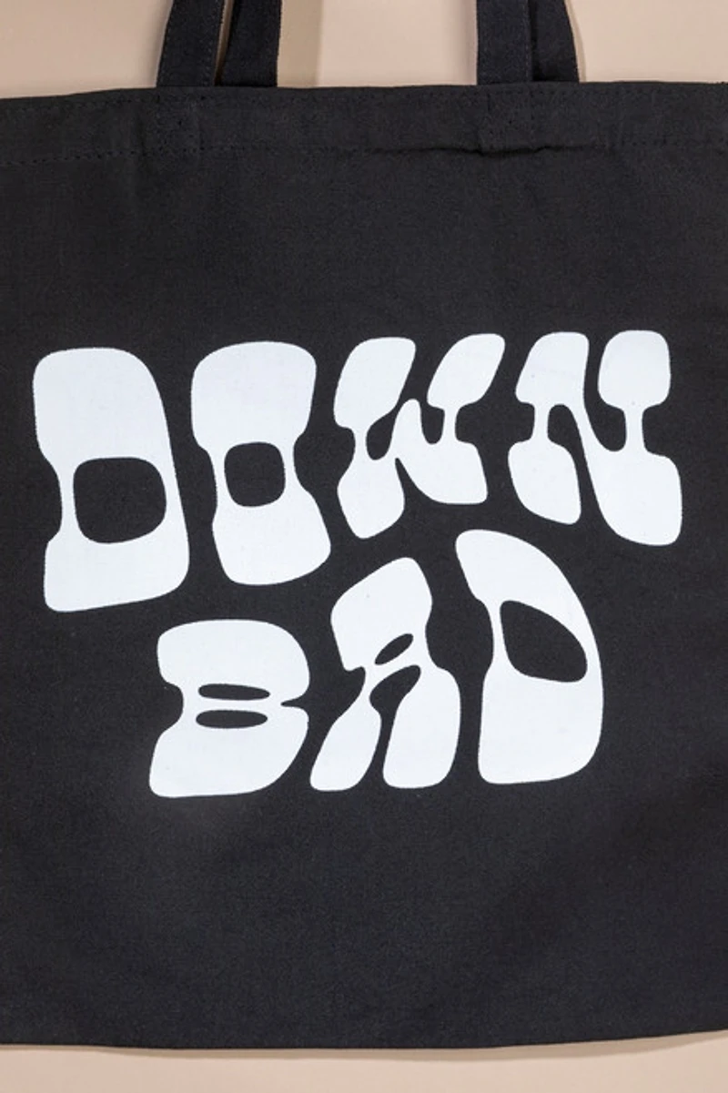 Down Bad Canvas Tote Bag